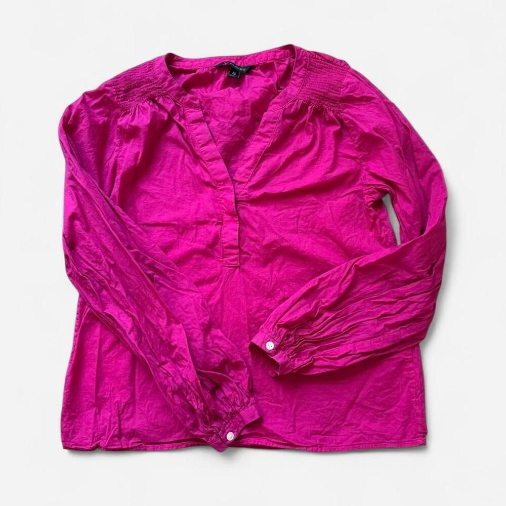 Banana-republic Women's Pink and Purple Blouse